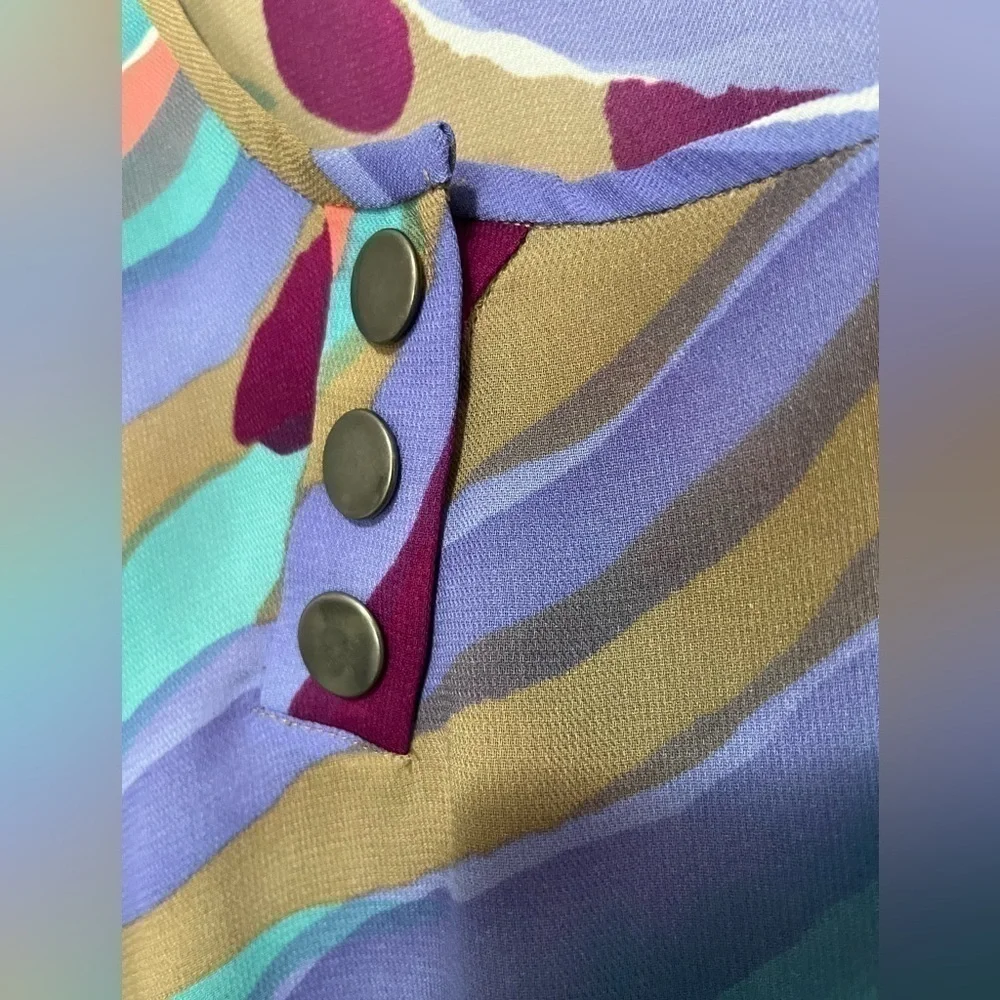 Multicolor Abstract Tunic - Picture 3 of 12